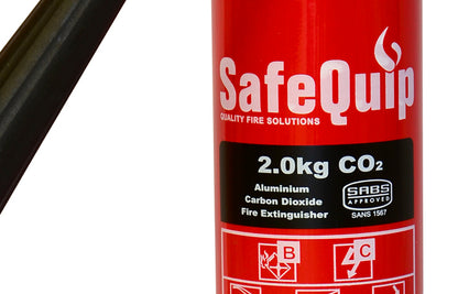 2kg CO2 Fire Extinguisher (Aluminium Alloy)