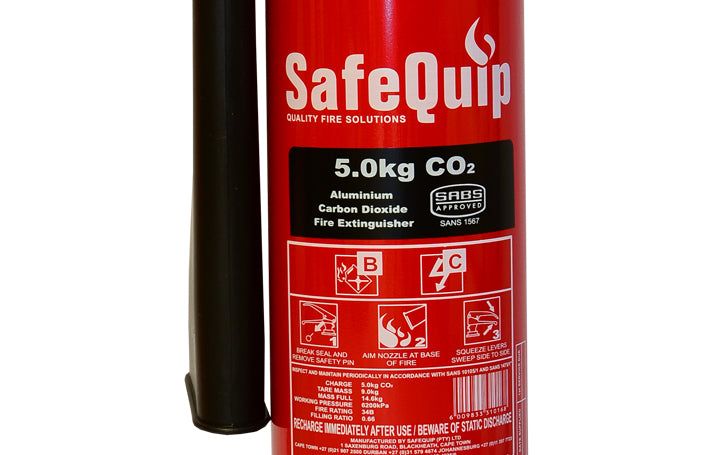 5kg CO2 Fire Extinguisher (Aluminium Alloy)