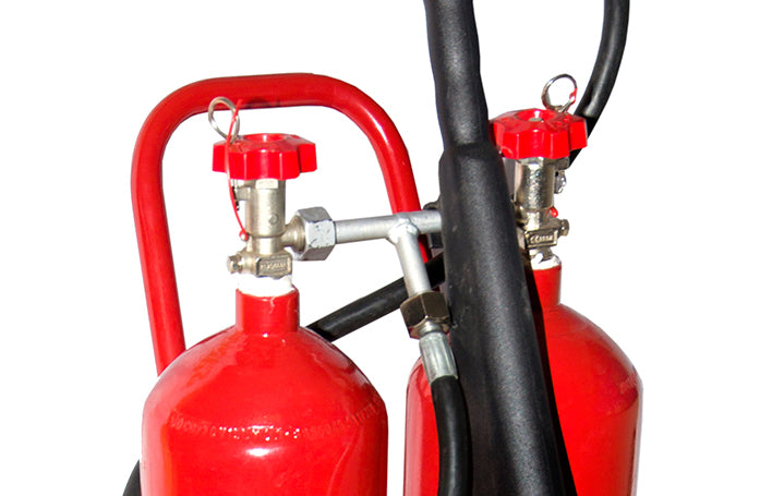 2x 10kg CO2 Trolley Unit (Carbon Steel)